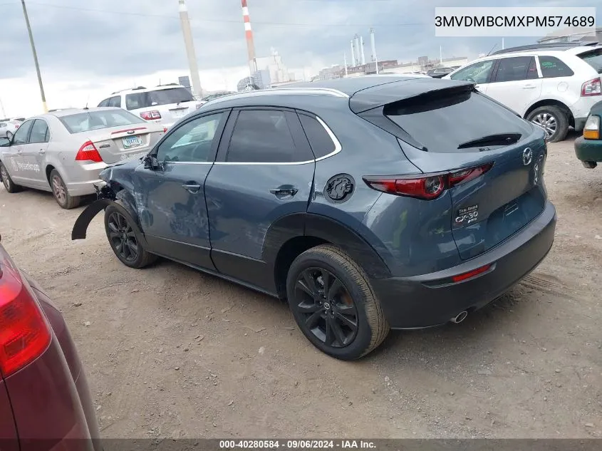 2023 Mazda Cx-30 2.5 S Carbon Edition VIN: 3MVDMBCMXPM574689 Lot: 40280584