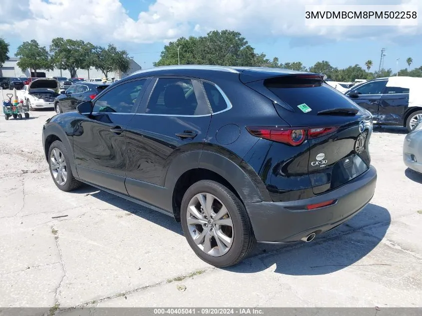 2023 Mazda Cx-30 2.5 S Preferred VIN: 3MVDMBCM8PM502258 Lot: 40405041