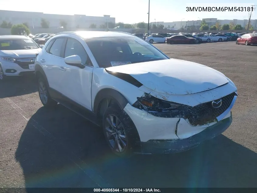 2023 Mazda Cx-30 2.5 S Preferred VIN: 3MVDMBCM6PM543181 Lot: 40505344