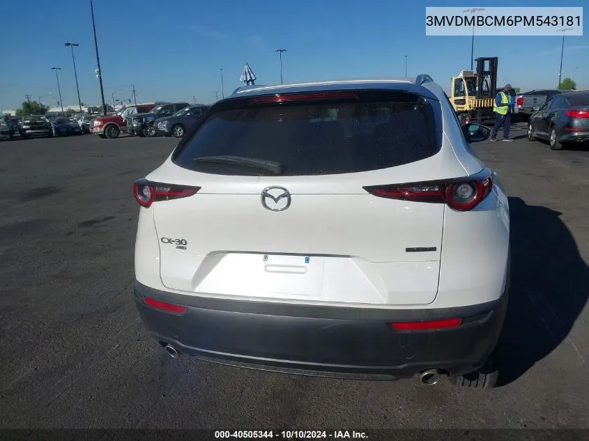 2023 Mazda Cx-30 2.5 S Preferred VIN: 3MVDMBCM6PM543181 Lot: 40505344