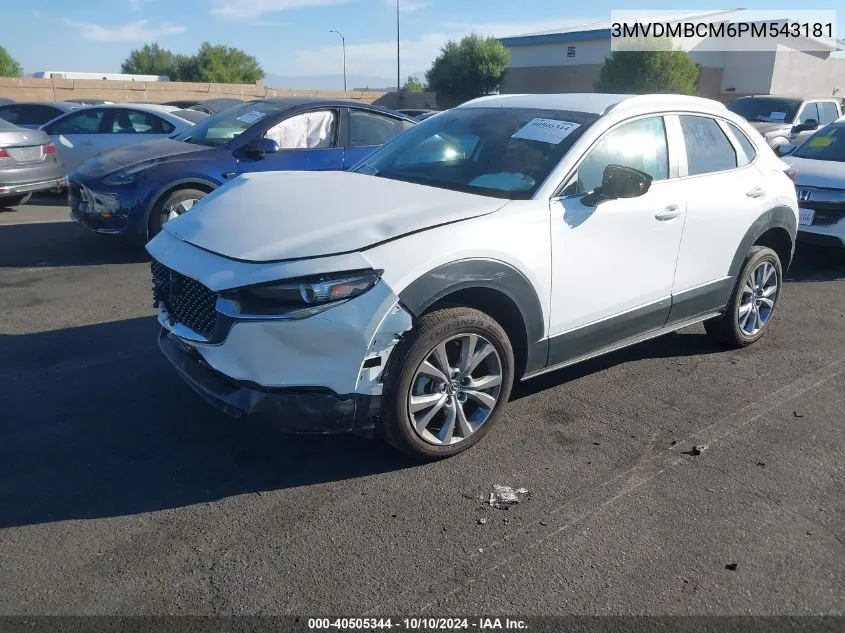 2023 Mazda Cx-30 2.5 S Preferred VIN: 3MVDMBCM6PM543181 Lot: 40505344