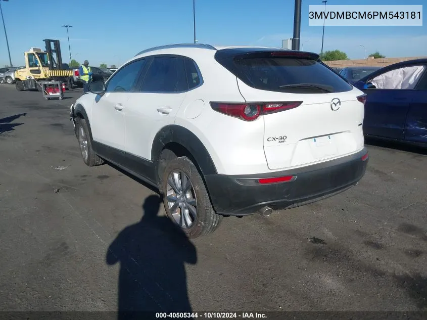 2023 Mazda Cx-30 2.5 S Preferred VIN: 3MVDMBCM6PM543181 Lot: 40505344