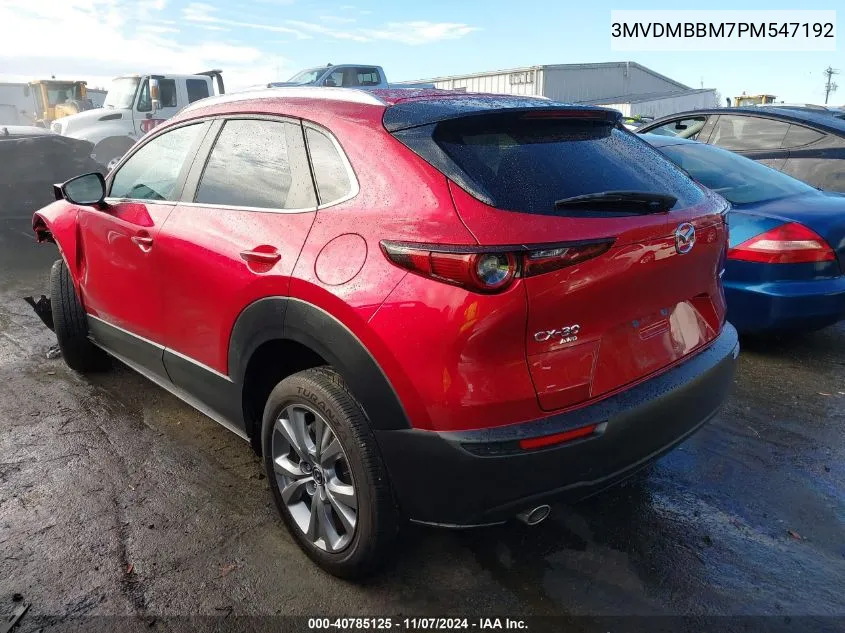 2023 Mazda Cx-30 2.5 S Select VIN: 3MVDMBBM7PM547192 Lot: 40785125