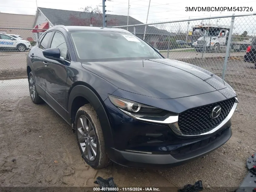 2023 Mazda Cx-30 2.5 S Preferred VIN: 3MVDMBCM0PM543726 Lot: 40788803