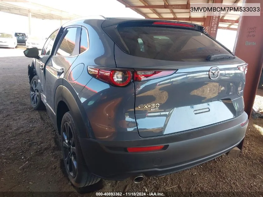 2023 Mazda Cx-30 2.5 S Carbon Edition VIN: 3MVDMBCM7PM533033 Lot: 40893362