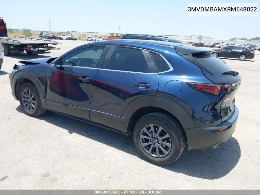 2024 Mazda Cx-30 2.5 S VIN: 3MVDMBAMXRM648022 Lot: 39783553