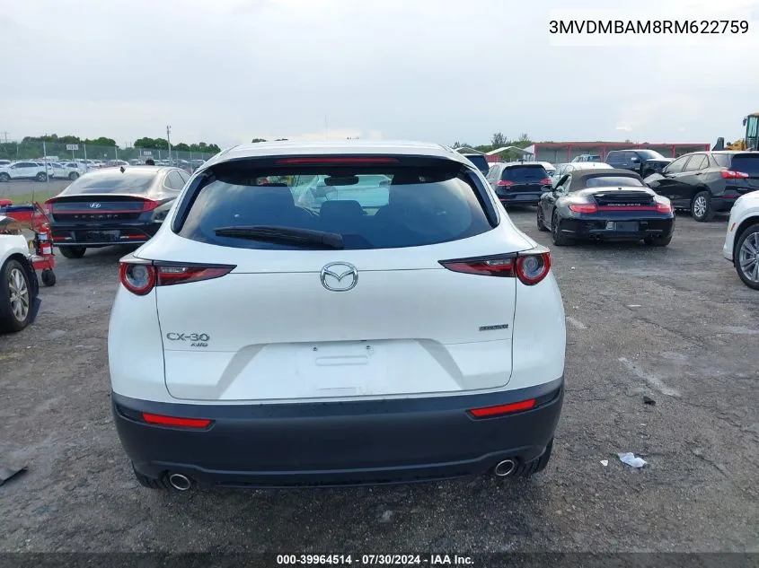 2024 Mazda Cx-30 2.5 S VIN: 3MVDMBAM8RM622759 Lot: 39964514