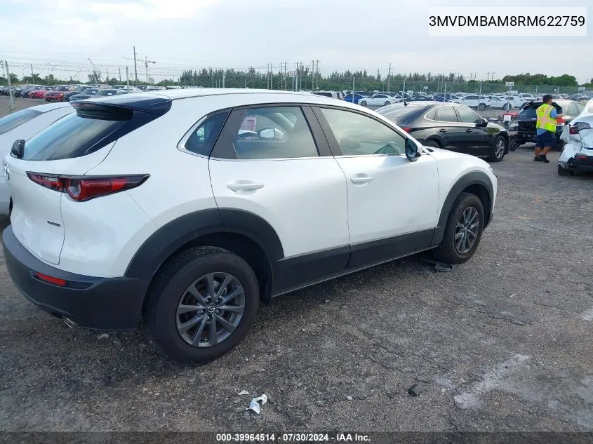 2024 Mazda Cx-30 2.5 S VIN: 3MVDMBAM8RM622759 Lot: 39964514