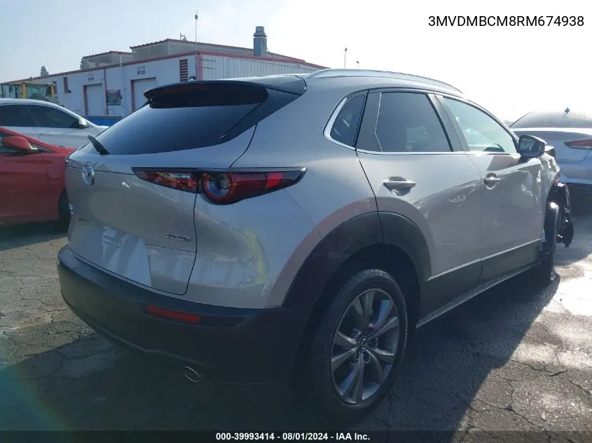 2024 Mazda Cx-30 2.5 S Preferred Package VIN: 3MVDMBCM8RM674938 Lot: 39993414