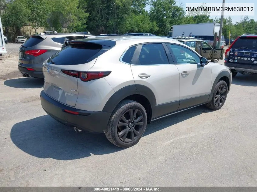 2024 Mazda Cx-30 2.5 S Select Sport VIN: 3MVDMBBM3RM638012 Lot: 40021419