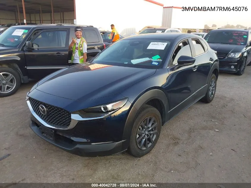 2024 Mazda Cx-30 2.5 S VIN: 3MVDMBAM7RM645076 Lot: 40042728