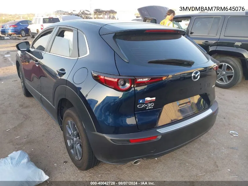 3MVDMBAM7RM645076 2024 Mazda Cx-30 2.5 S