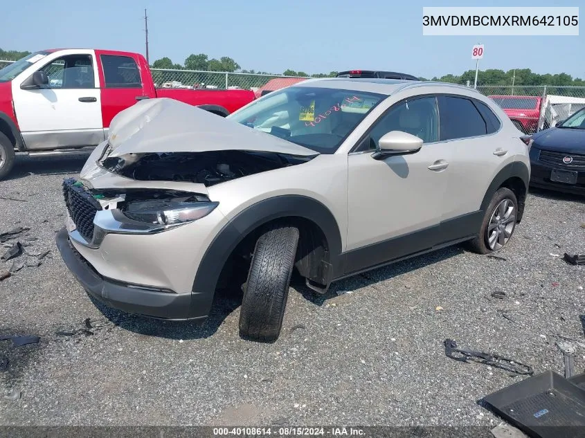 2024 Mazda Cx-30 2.5 S Preferred Package VIN: 3MVDMBCMXRM642105 Lot: 40108614