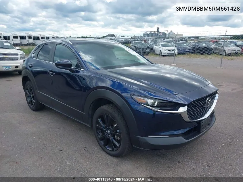 2024 Mazda Cx-30 2.5 S Select Sport VIN: 3MVDMBBM6RM661428 Lot: 40113948