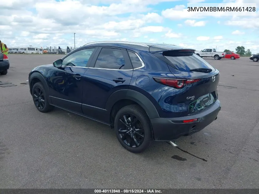 2024 Mazda Cx-30 2.5 S Select Sport VIN: 3MVDMBBM6RM661428 Lot: 40113948