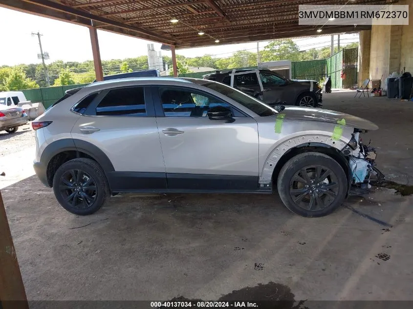 2024 Mazda Cx-30 2.5 S Select Sport VIN: 3MVDMBBM1RM672370 Lot: 40137034