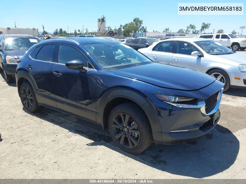 2024 Mazda Cx-30 2.5 Turbo Premium Plus Package VIN: 3MVDMBEY0RM658183 Lot: 40146044