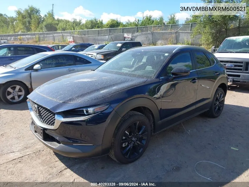 2024 Mazda Cx-30 2.5 S Select Sport VIN: 3MVDMBBMXRM600521 Lot: 40283328