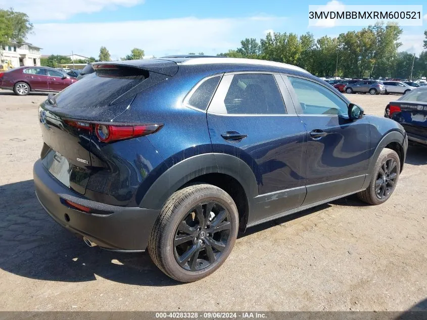 2024 Mazda Cx-30 2.5 S Select Sport VIN: 3MVDMBBMXRM600521 Lot: 40283328