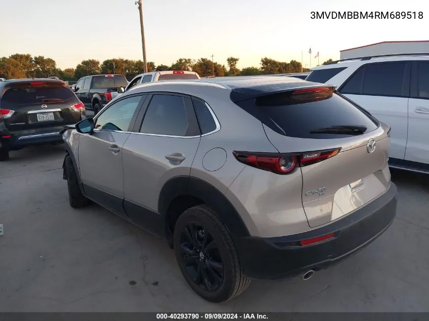 2024 Mazda Cx-30 2.5 S Select Sport VIN: 3MVDMBBM4RM689518 Lot: 40293790