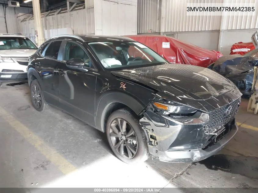 2024 Mazda Cx-30 2.5 S Select Sport VIN: 3MVDMBBM7RM642385 Lot: 40396894