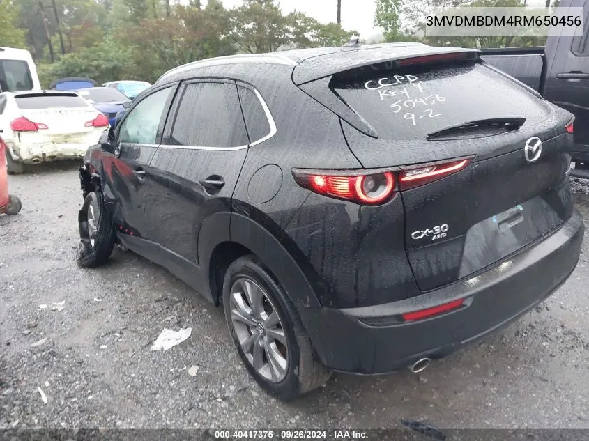 2024 Mazda Cx-30 2.5 S Premium Package VIN: 3MVDMBDM4RM650456 Lot: 40417375