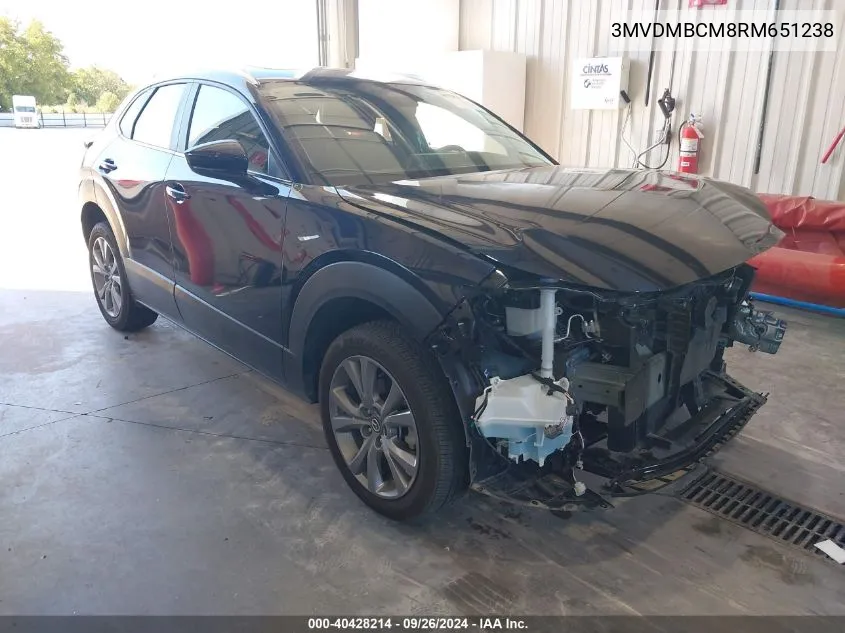 2024 Mazda Cx-30 2.5 S Preferred Package VIN: 3MVDMBCM8RM651238 Lot: 40428214