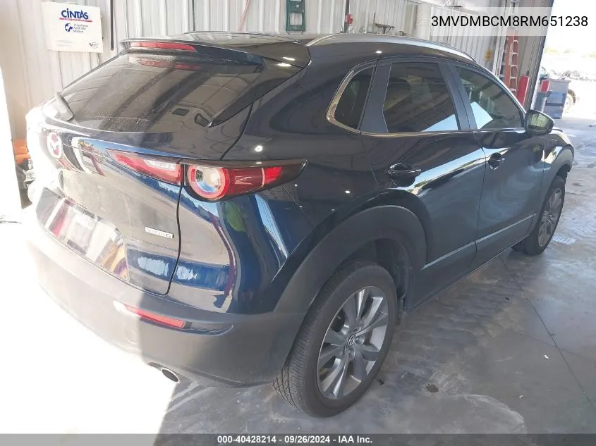 2024 Mazda Cx-30 2.5 S Preferred Package VIN: 3MVDMBCM8RM651238 Lot: 40428214