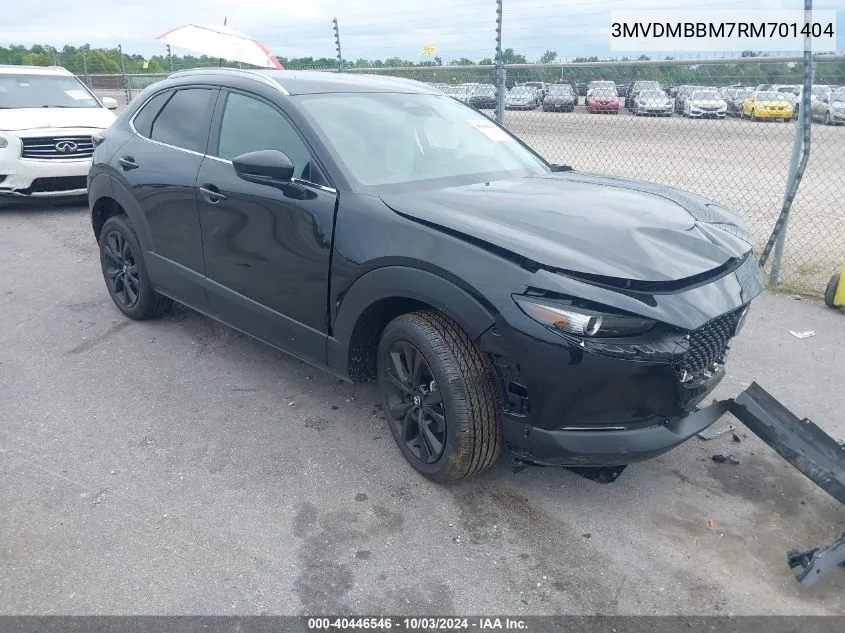 2024 Mazda Cx-30 2.5 S Select Sport VIN: 3MVDMBBM7RM701404 Lot: 40446546