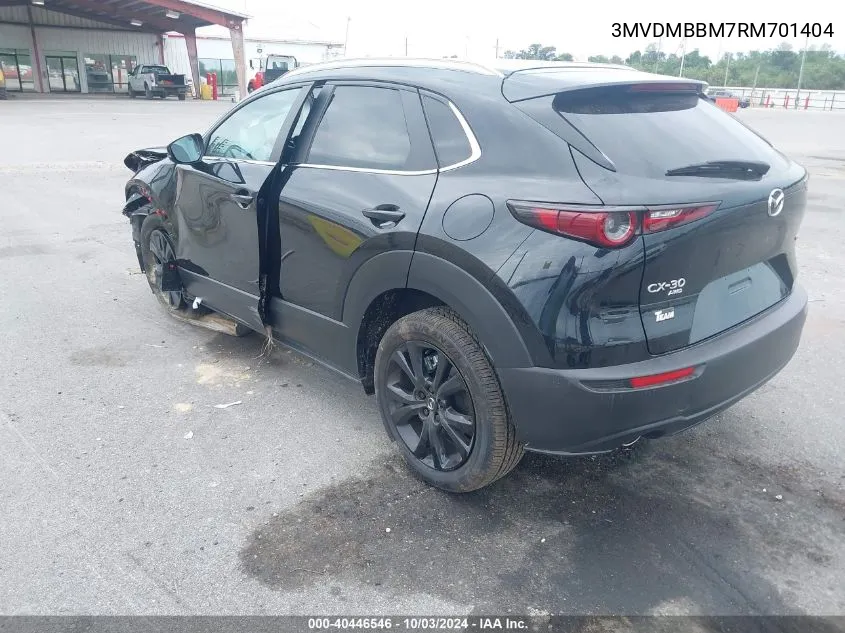 2024 Mazda Cx-30 2.5 S Select Sport VIN: 3MVDMBBM7RM701404 Lot: 40446546