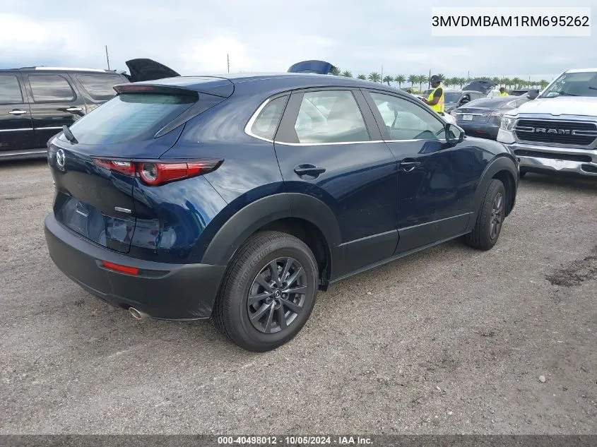 2024 Mazda Cx-30 VIN: 3MVDMBAM1RM695262 Lot: 40498012