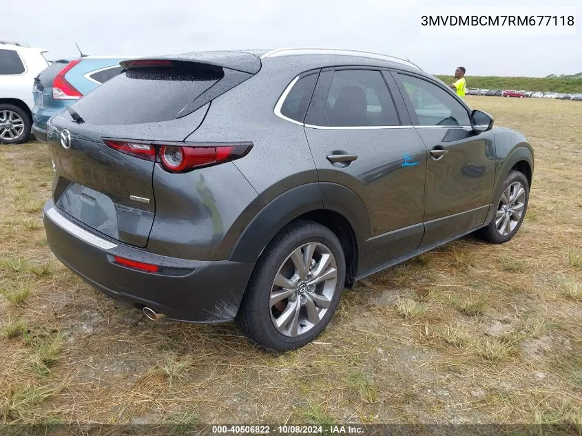 2024 Mazda Cx-30 2.5 S Preferred Package VIN: 3MVDMBCM7RM677118 Lot: 40506822