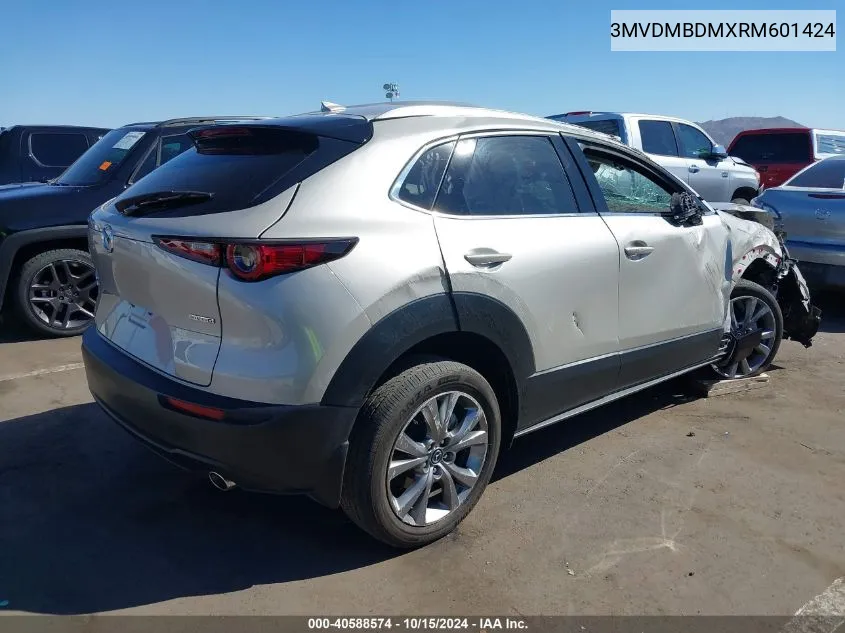 2024 Mazda Cx-30 2.5 S Premium Package VIN: 3MVDMBDMXRM601424 Lot: 40588574