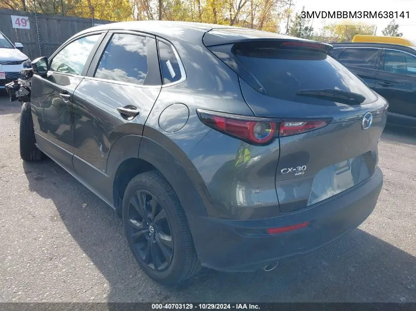 2024 Mazda Cx-30 2.5 S Select Sport VIN: 3MVDMBBM3RM638141 Lot: 40703129