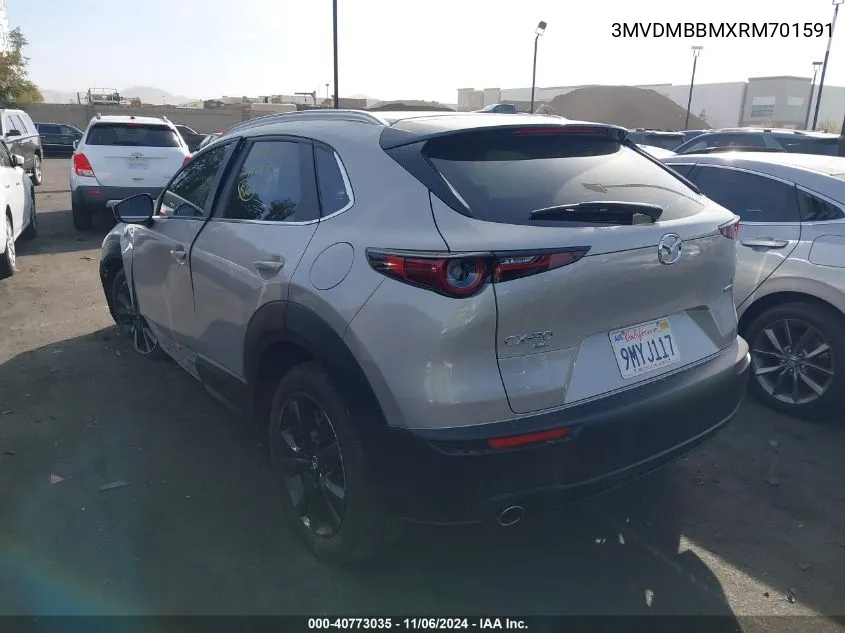 2024 Mazda Cx-30 2.5 S Select Sport VIN: 3MVDMBBMXRM701591 Lot: 40773035