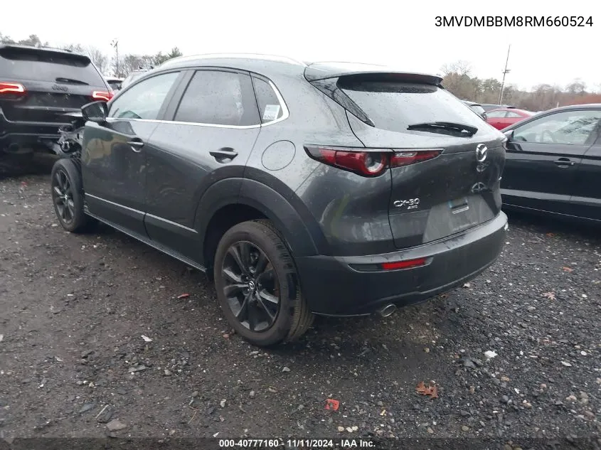 2024 Mazda Cx-30 2.5 S Select Sport VIN: 3MVDMBBM8RM660524 Lot: 40777160