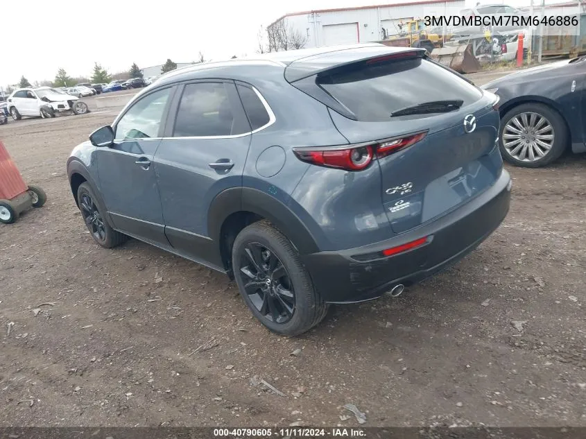 2024 Mazda Cx-30 2.5 S Carbon Edition VIN: 3MVDMBCM7RM646886 Lot: 40790605