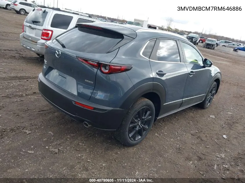 2024 Mazda Cx-30 2.5 S Carbon Edition VIN: 3MVDMBCM7RM646886 Lot: 40790605