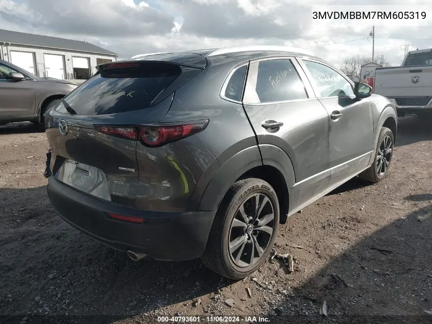 2024 Mazda Cx-30 2.5 S Select Sport VIN: 3MVDMBBM7RM605319 Lot: 40793601