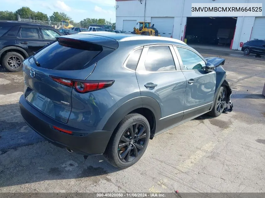 2024 Mazda Cx-30 2.5 S Carbon Edition VIN: 3MVDMBCMXRM664525 Lot: 40820050