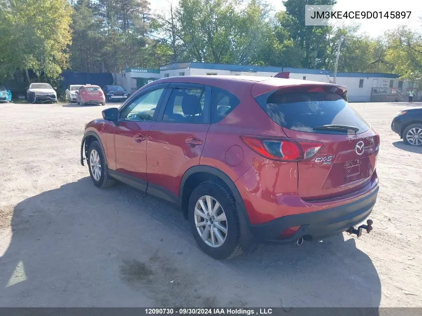 2013 Mazda Cx-5 VIN: JM3KE4CE9D0145897 Lot: 12090730