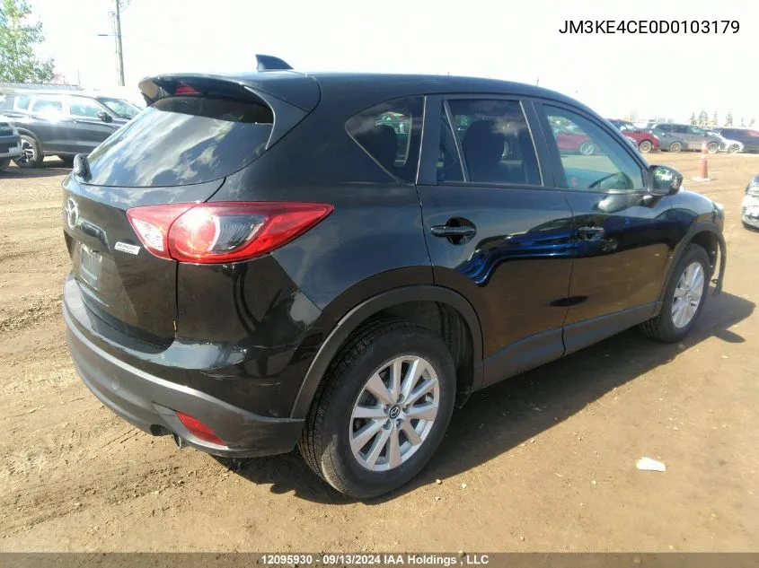 2013 Mazda Cx-5 VIN: JM3KE4CE0D0103179 Lot: 12095930