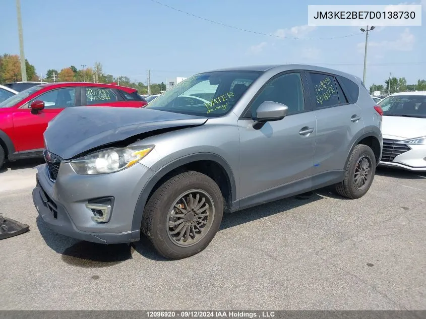 2013 Mazda Cx-5 VIN: JM3KE2BE7D0138730 Lot: 12096920