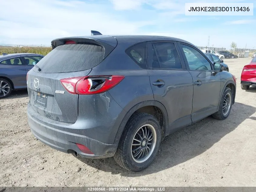 2013 Mazda Cx-5 VIN: JM3KE2BE3D0113436 Lot: 12100568