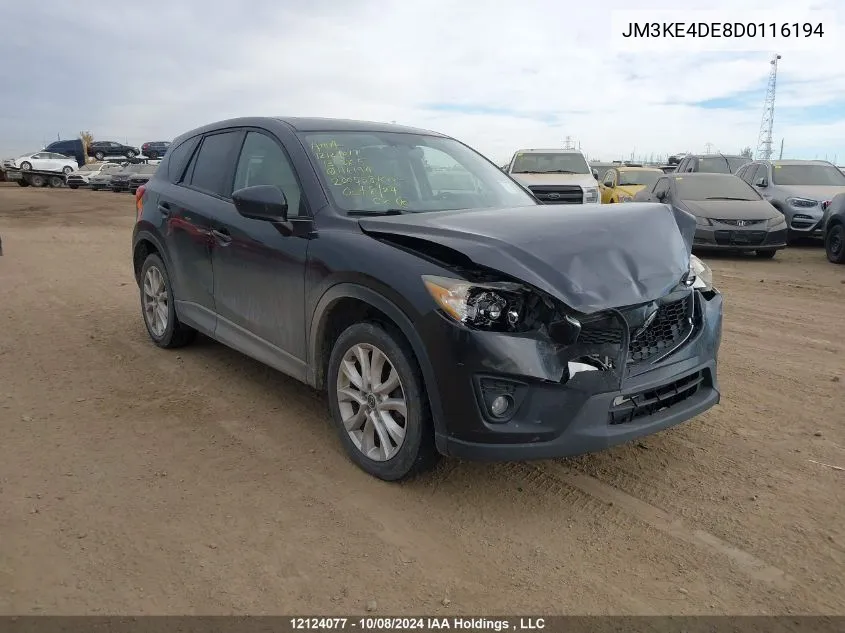 2013 Mazda Cx-5 VIN: JM3KE4DE8D0116194 Lot: 12124077