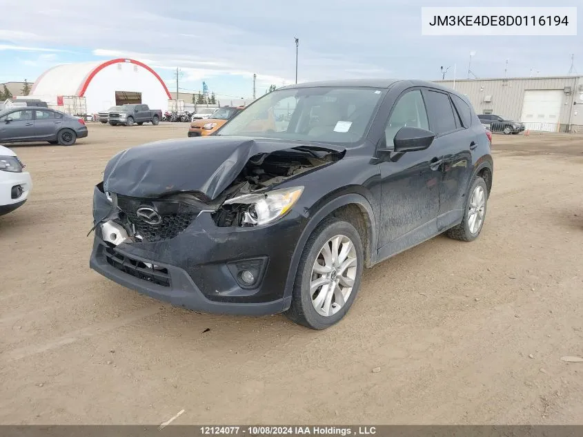 2013 Mazda Cx-5 VIN: JM3KE4DE8D0116194 Lot: 12124077