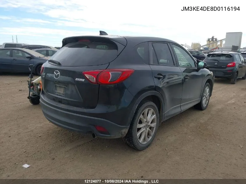 2013 Mazda Cx-5 VIN: JM3KE4DE8D0116194 Lot: 12124077