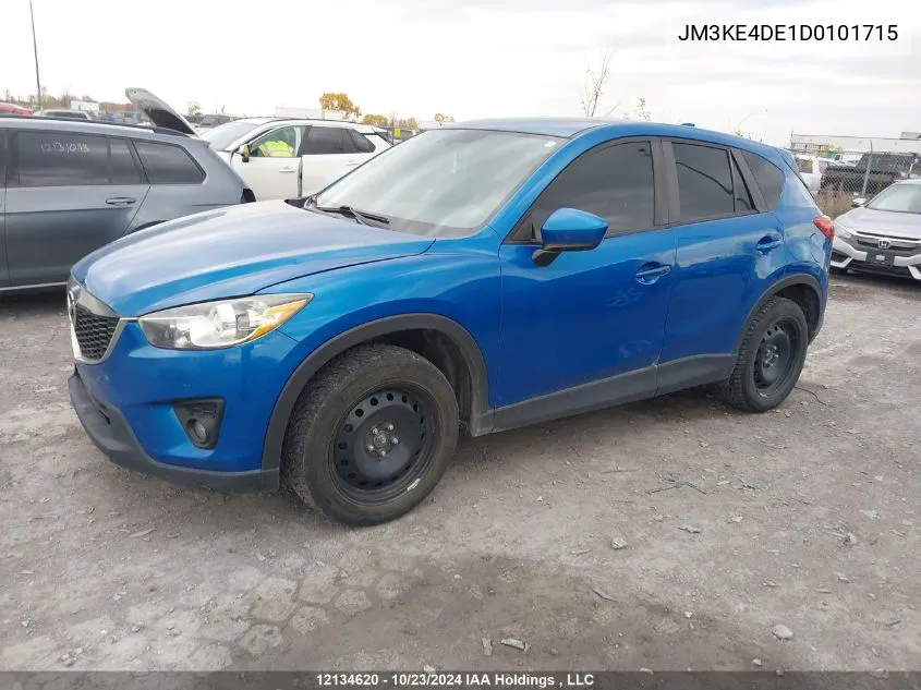 2013 Mazda Cx-5 VIN: JM3KE4DE1D0101715 Lot: 12134620