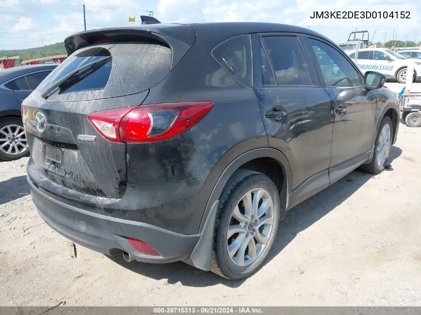 2013 Mazda Cx-5 Grand Touring VIN: JM3KE2DE3D0104152 Lot: 39715313