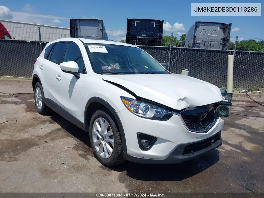 2013 Mazda Cx-5 Grand Touring VIN: JM3KE2DE3D0113286 Lot: 39871393